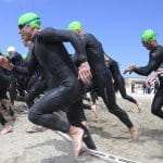 athletes qui font du triathlon